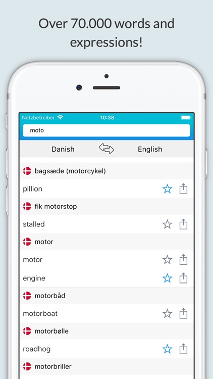 English Danish Dictionary +