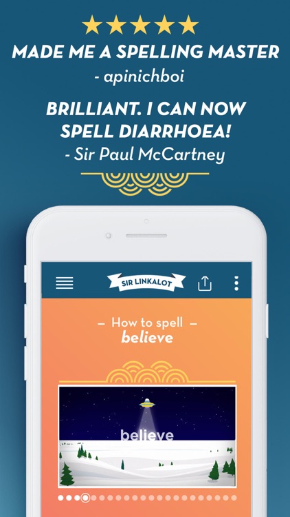 Sir Linkalot Spelling screenshot-4