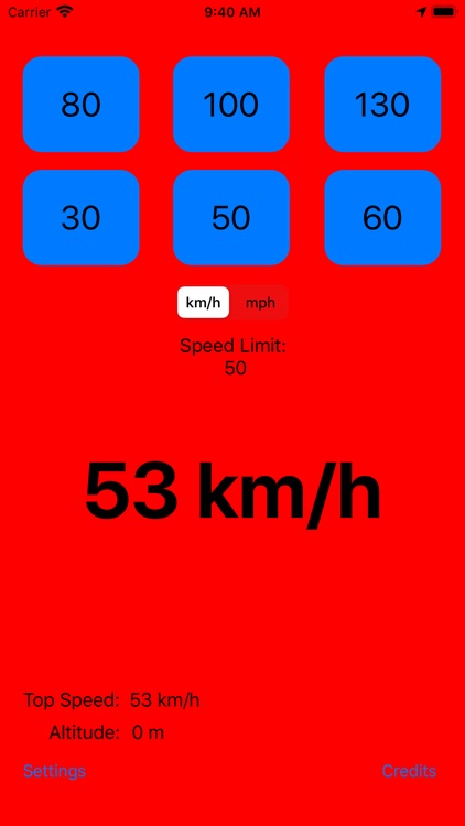 Speed Alert - Speedometer