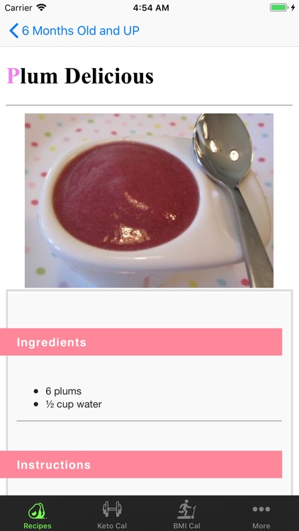 Baby Food Recipes (Home-made)