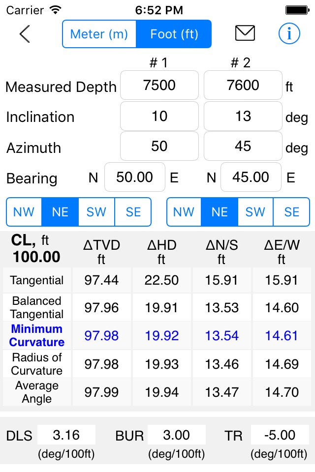 Directional Survey Methods screenshot 2