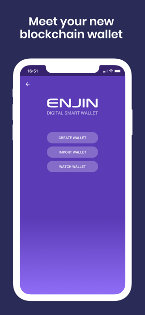 Enjin Crypto Blockchain Wallet