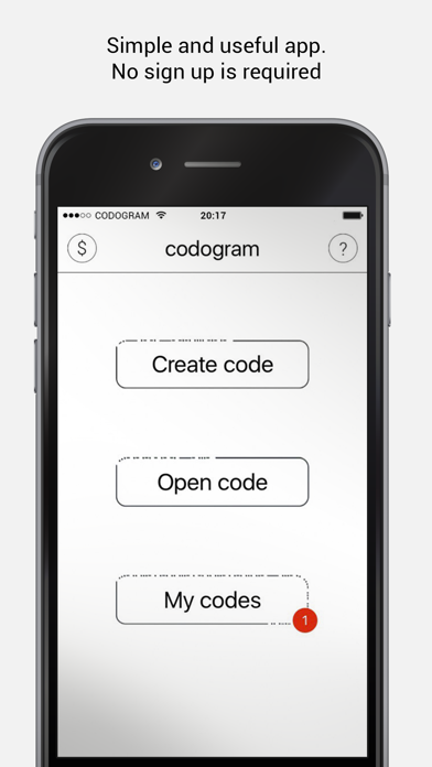 How to cancel & delete Codogram from iphone & ipad 1