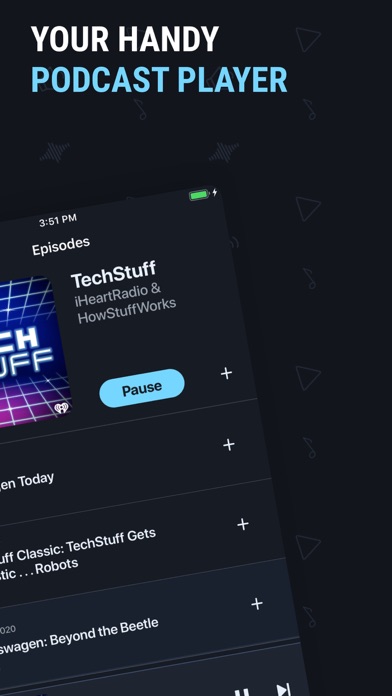Podcast Tuner: Your Playlists screenshot 2