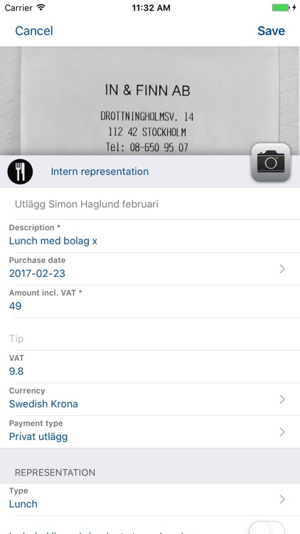 Visma Companyexpense