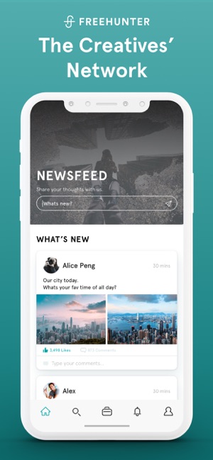 Freehunter— Creatives' Network(圖1)-速報App