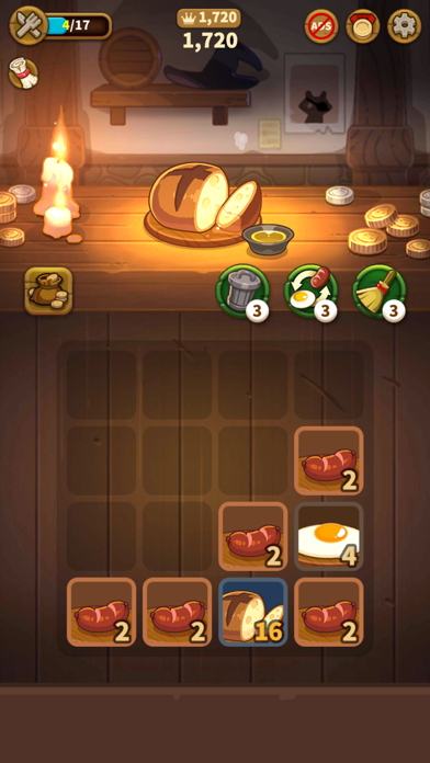 screenshot of 2048 Cooking 2