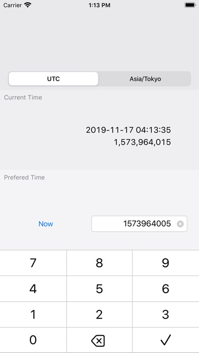【图】Unix Time Converter(截图2) 【图】Unix Time Converter(截图2)