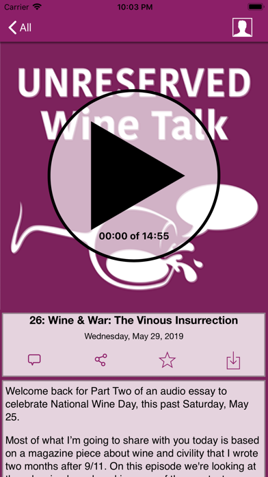 Unreserved Wine Talk App screenshot 3