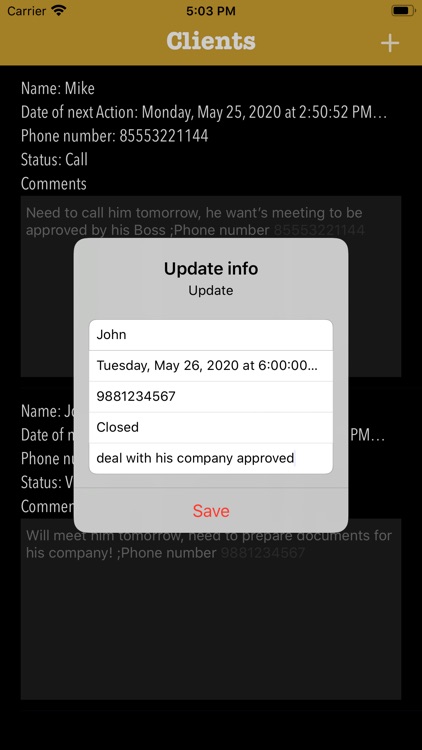 CRM - your pocket Manager