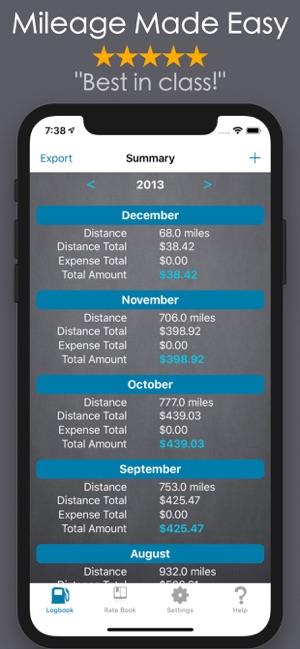 MEL: Car Mileage & Expense Log(圖1)-速報App