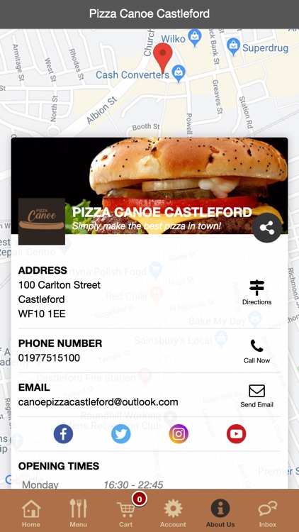 Canoe Pizza Castleford