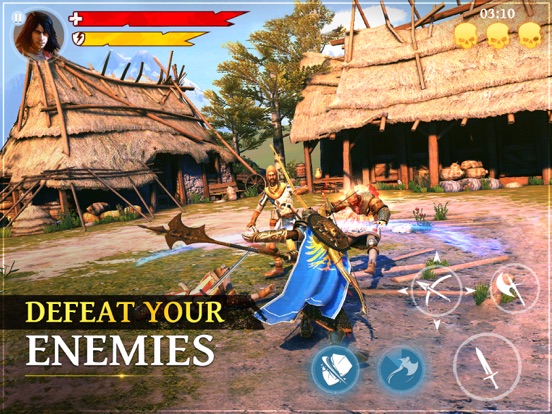 Iron Blade: Medieval RPG iPad app afbeelding 1