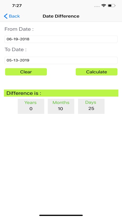 Dates Calculator