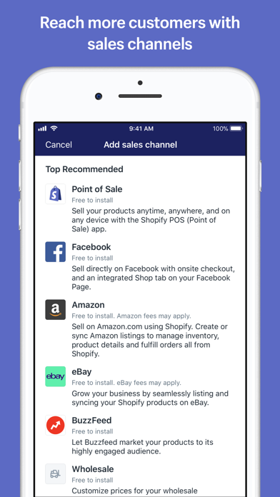 Shopify Mobile screenshot