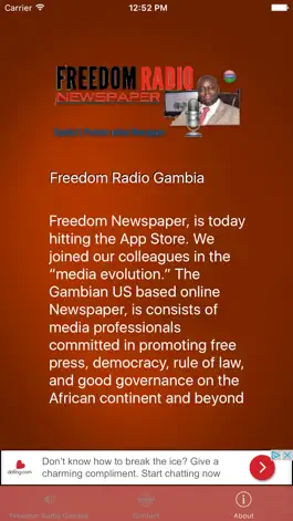 Game screenshot Gambia Freedom Radio apk