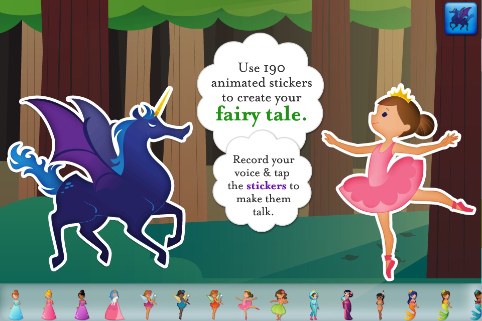 Princess Fairy Tale Maker screenshot 3