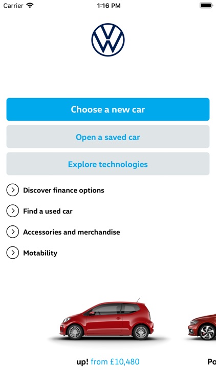 Volkswagen UK Car Configurator