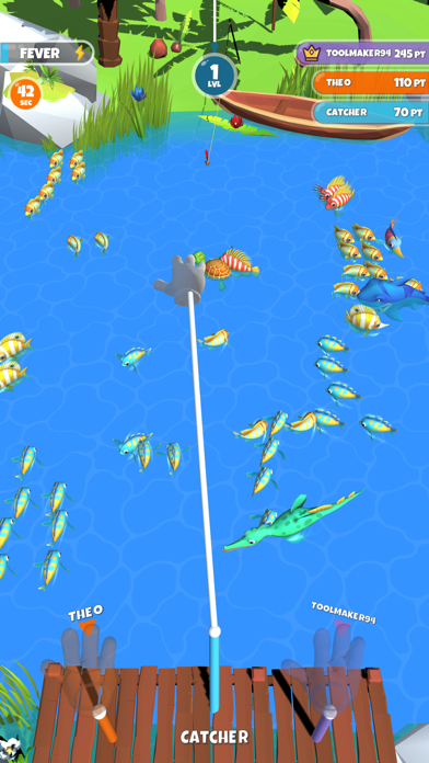 Fishing Party 3D screenshot 2