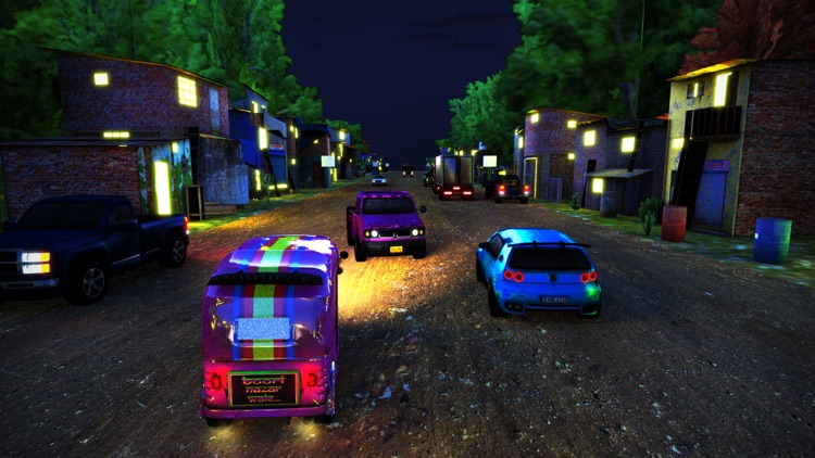 Rickshaw Road Traffic Run 3D screenshot-3
