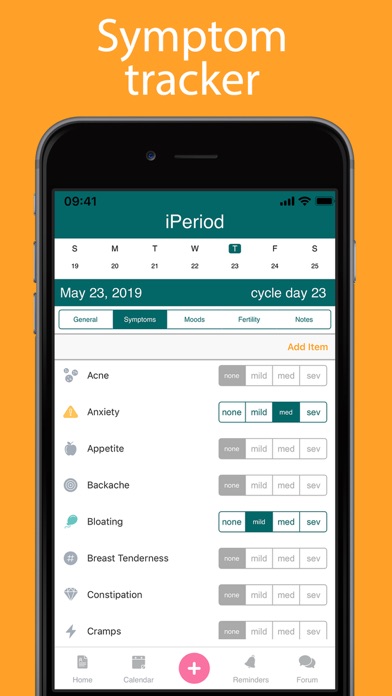 iPeriod Ultimate (Period / Menstrual Calendar) Screenshot 5