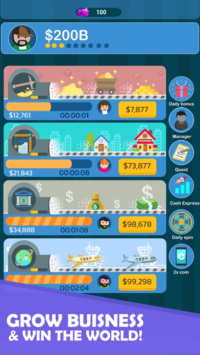 Idle Billionaire - Money Rain screenshot 2