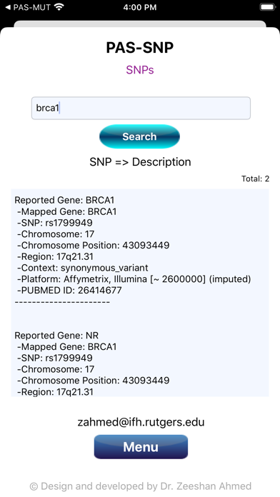 PAS-SNP screenshot 4