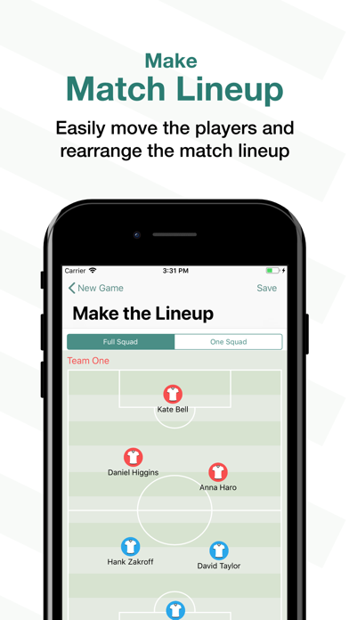 Match Lineup screenshot 3