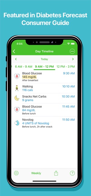 Diabetes Tracker by MyNetDiary(圖2)-速報App