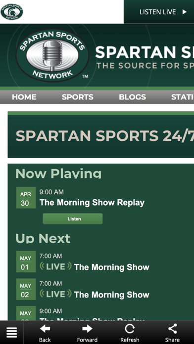 Spartan Sports Network review screenshots