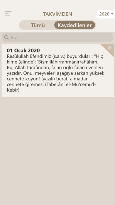 Fazilet Takvimi 2021 screenshot1