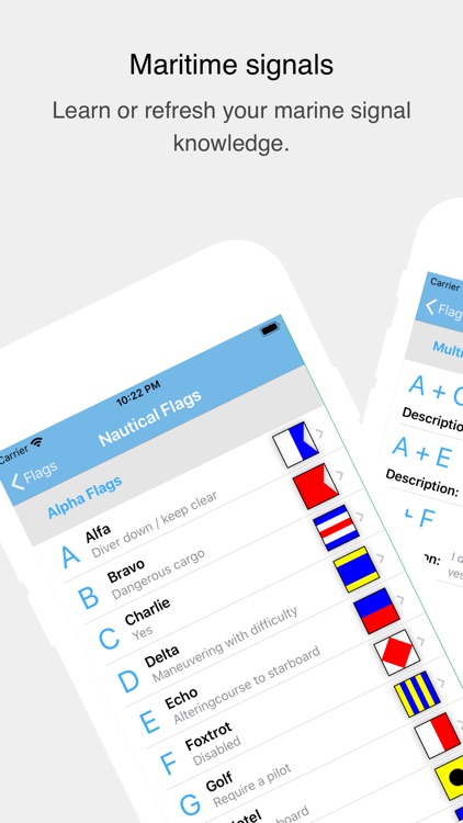 Signals - Nautical Flag App