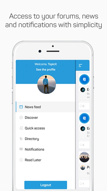Topic'it - Mobile Forum App