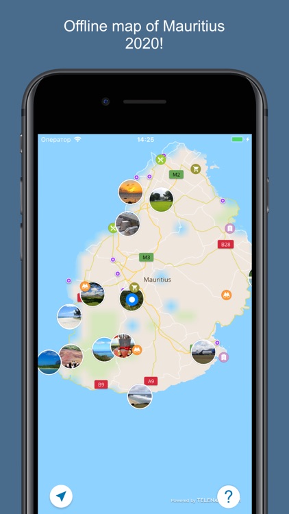 Mauritius 2020 — offline map