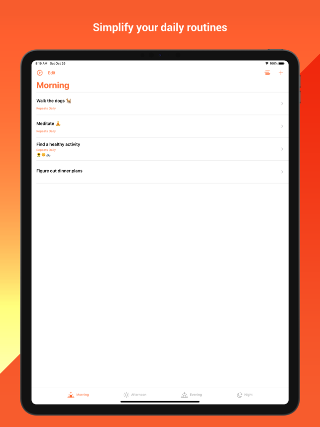 ‎Routines - Daily Task Manager Screenshot