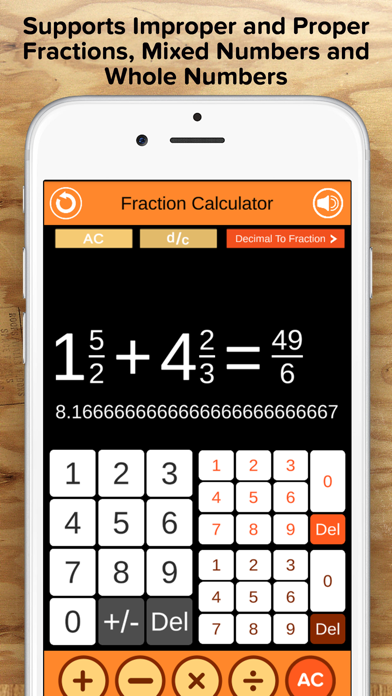 How to cancel & delete Fraction Calculator + Decimals from iphone & ipad 3