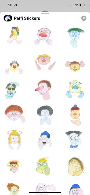 Animierte Päffi Stickers(圖1)-速報App