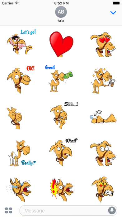 Animated Funny Camel Sticker screenshot 2