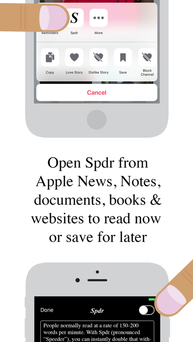 Spdr - Speed Reading screenshot 3