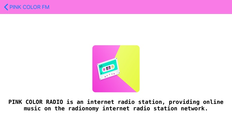 PINK COLOR RADIO