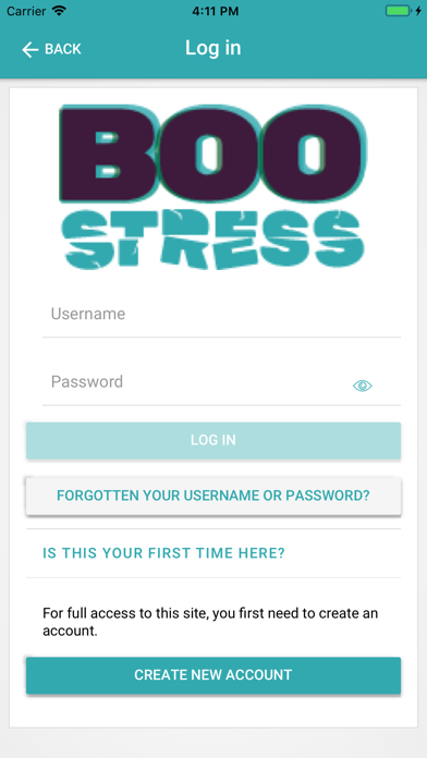 BooStress Mobile App screenshot 2