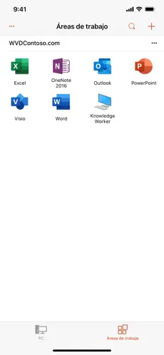 Screenshot 3 Escritorio remoto de Microsoft iphone