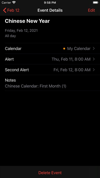 My Calendar Events screenshot-3