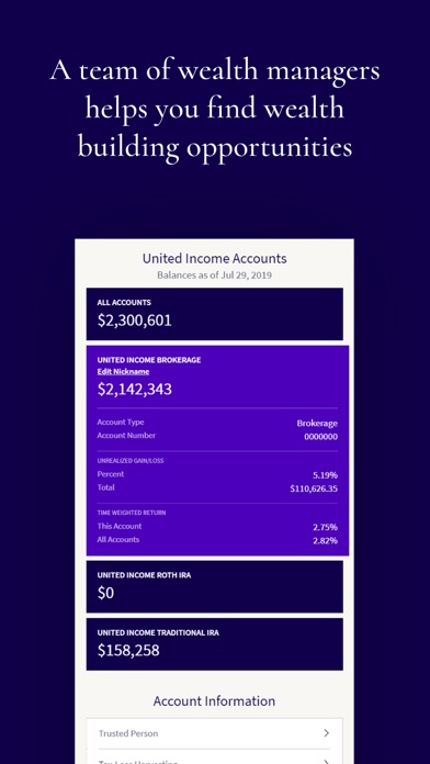 United Income screenshot 3