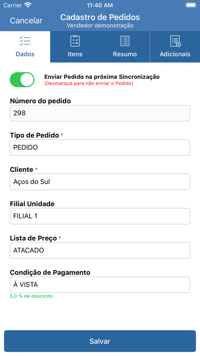 How to cancel & delete Demander - Força de Vendas from iphone & ipad 2