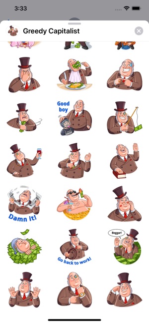 Greedy Capitalist Sticker Pack(圖2)-速報App