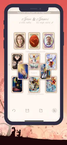 Screenshot 1 Tarot de los Ángeles del Amor iphone
