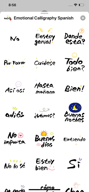 Emotional Calligraphy Spanish(圖3)-速報App