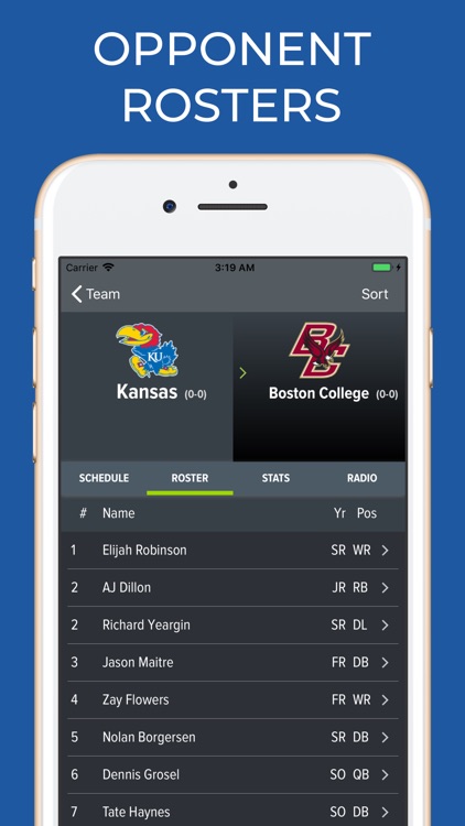 Kansas Football Schedules screenshot-6