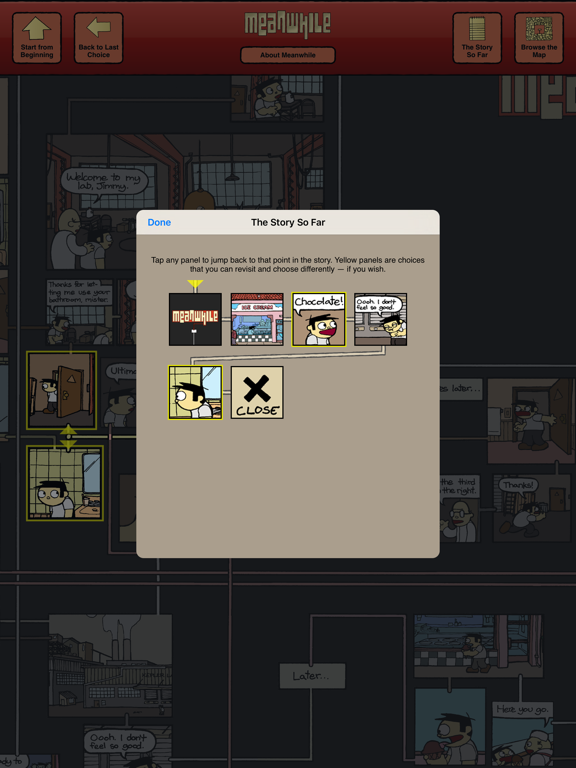 Meanwhile: An Interactive Comic Book screenshot